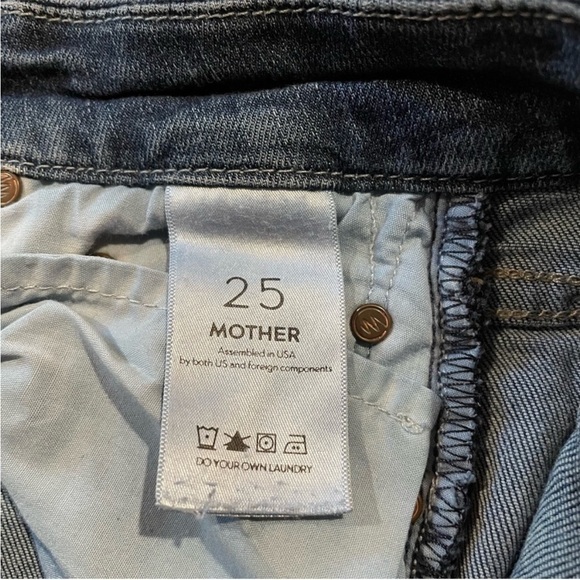 MOTHER The Looker Mid Rise Skinny Jeans in Here Kitty Kitty 25 - Picture 8 of 16